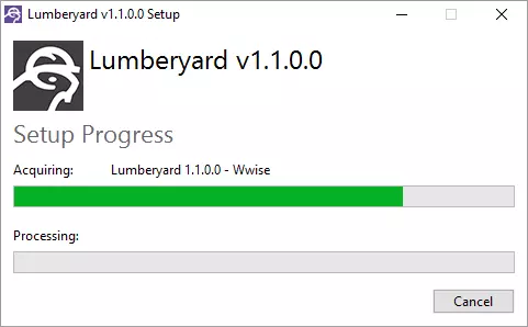 Web - Установщик Lumberyard v 1.1